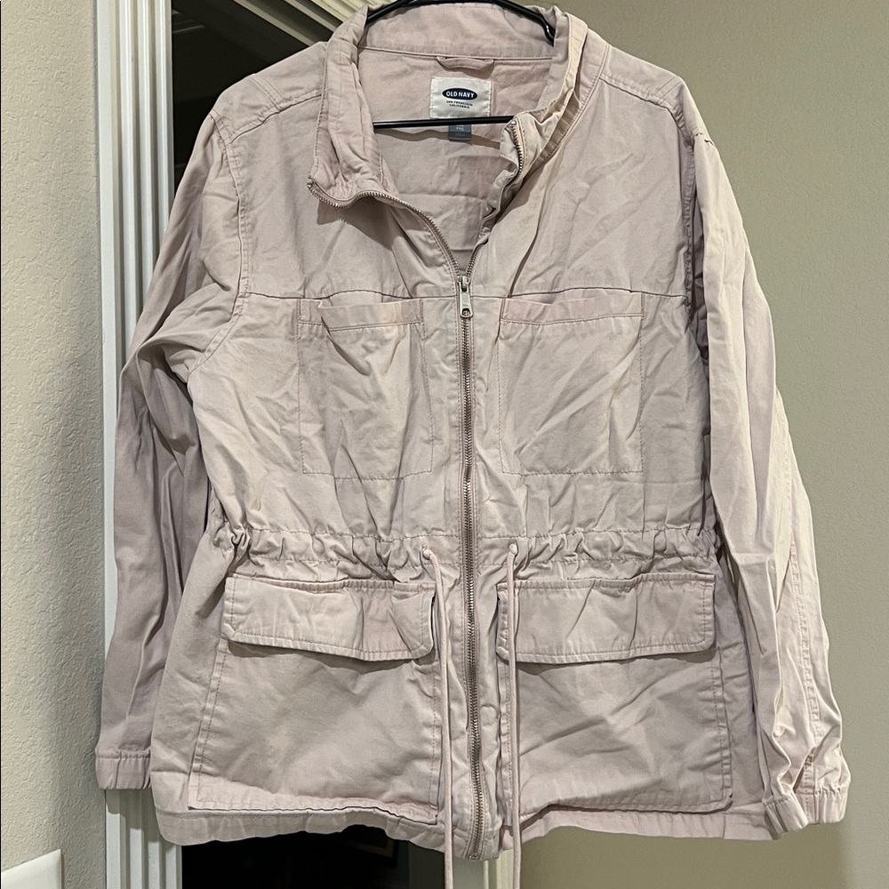 Old Navy Blush Pink Zip-Up Jacket